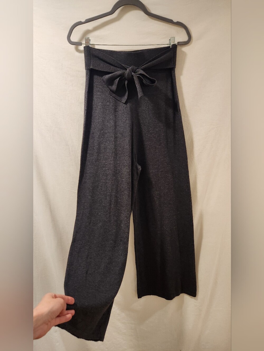 Loft Outlet Lounge Tie Waist Wide Leg Knit Pants Size M